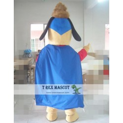 Cosplay Cartoon Superman Dog Mascot Costume