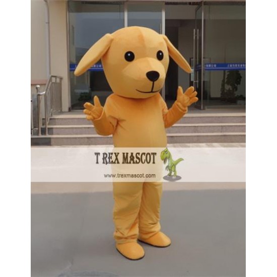 Animal Cosplay Cartoon Little Yellow Dog Plush Mascot Costume