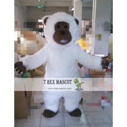 Cosplay Cartoon White Orangutan Mascot Costume