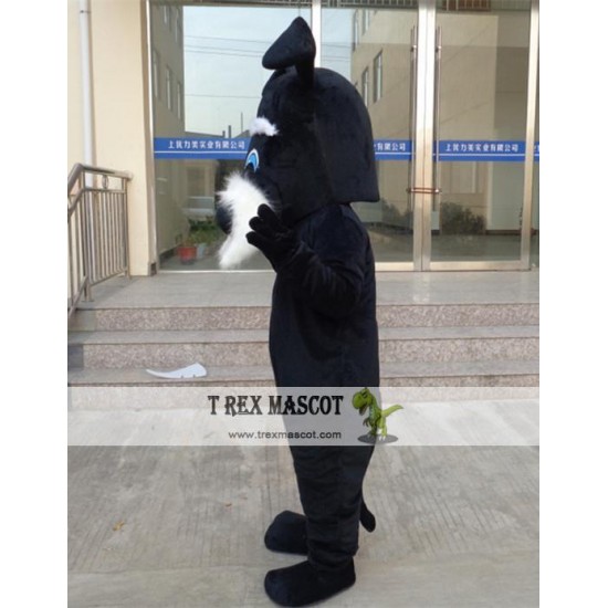 Cosplay Cartoon Animal Plush Black Dog Mascot Costume