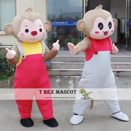 Cosplay Cartoon Monkey Mascot Costume