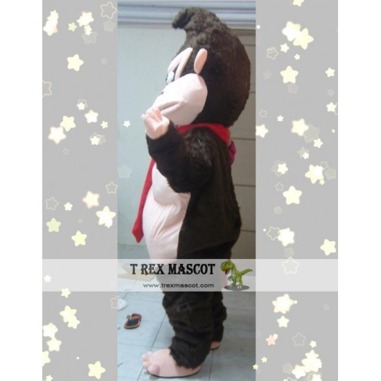 Cartoon Plush Gorilla Mascot Costume