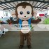 Cartoon Plush Blue Vest Monkey Mascot Costume