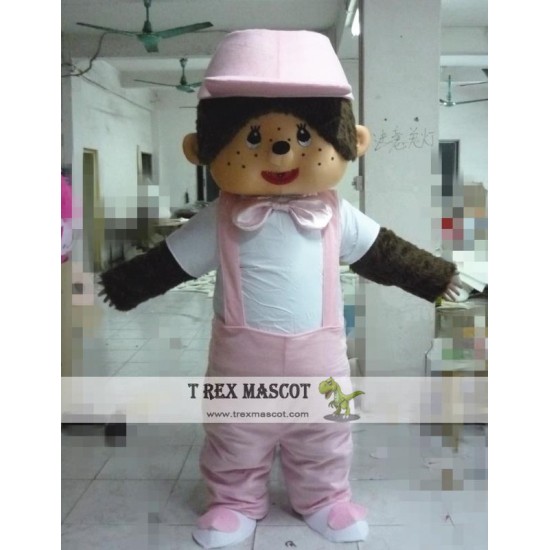 Cosplay Cartoon Plush Little Monkey Mascot Costume