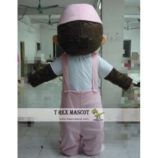 Cosplay Cartoon Plush Little Monkey Mascot Costume