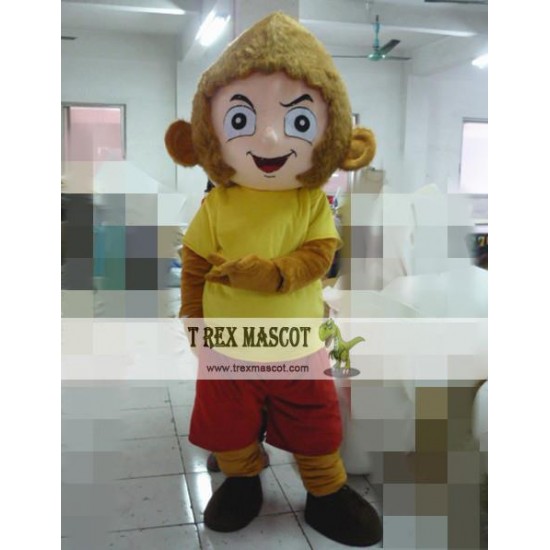 Cartoon Cosplay Little Monkey Mascot Costume