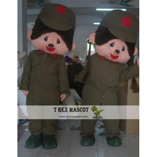 Cosplay Cartoon Little Monkey Mascot Costume