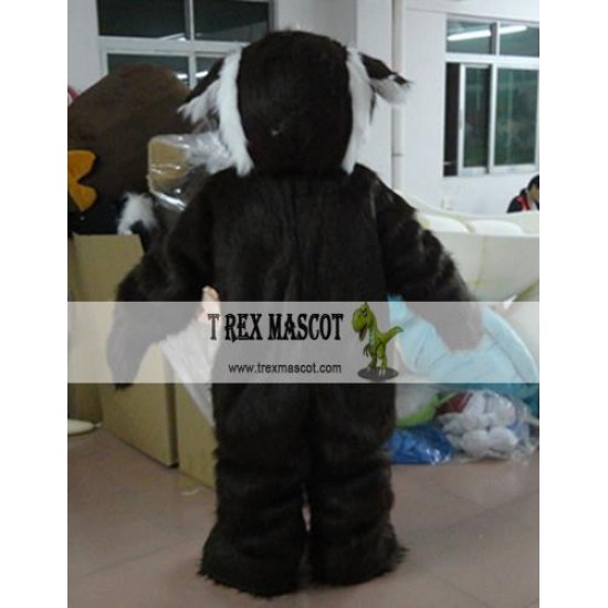 Cartoon Animal Cosplay Black And White Dog Mascot Costume