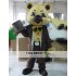 Cartoon Plush Cosplay Gentleman Little Dog Mascot Costume