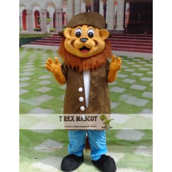 Stuffed Animal Cartoon Little Ugly Lion Mascot Costume