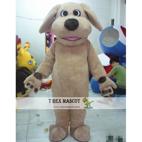 Cartoon Animal Grey Dog Mascot Costume