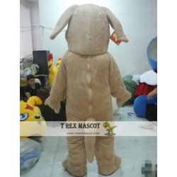 Cartoon Animal Grey Dog Mascot Costume