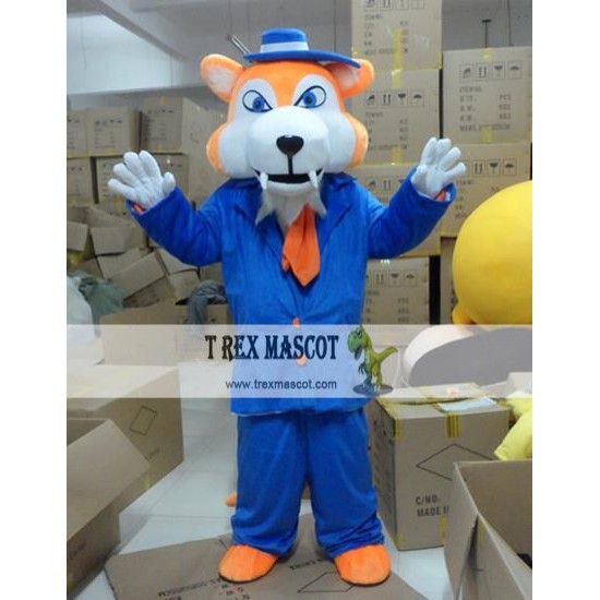 Fairy Tale Cartoon Plush Wolf Mascot Costume