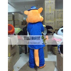 Fairy Tale Cartoon Plush Wolf Mascot Costume