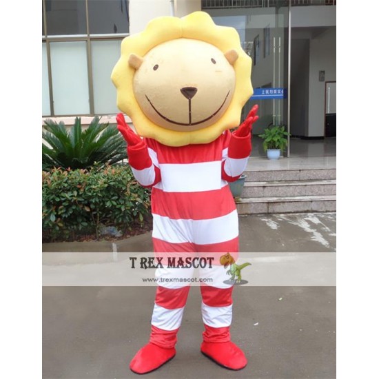 Cosplay Cartoon Animal Lion Mascot Costume