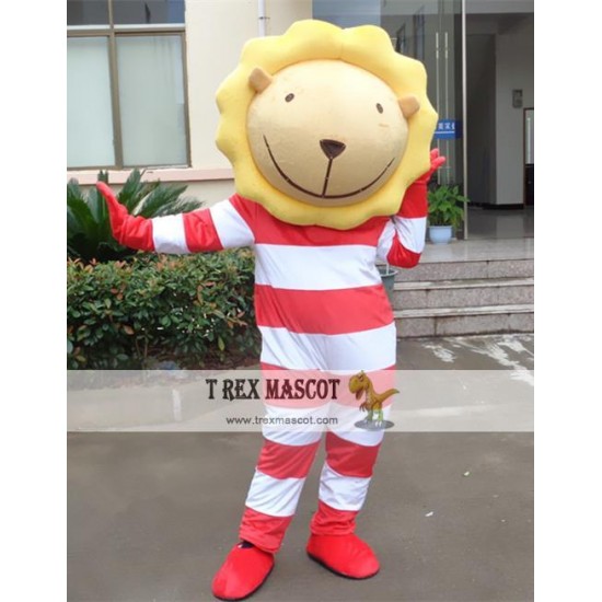 Cosplay Cartoon Animal Lion Mascot Costume