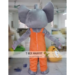 Cartoon Cosplay Elephant Mascot Costume