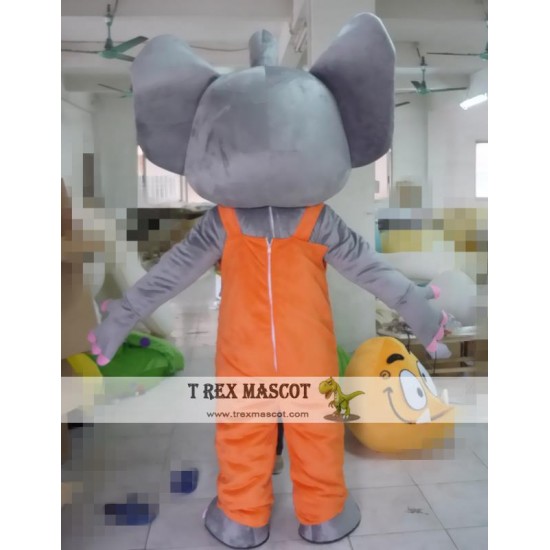 Cartoon Cosplay Elephant Mascot Costume