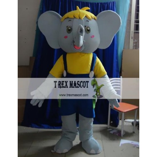 Cartoon Animal Elephant Mascot Costume