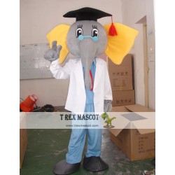 Cartoon Cosplay Elephant Dr Mascot Costume