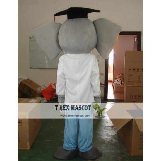 Cartoon Cosplay Elephant Dr Mascot Costume