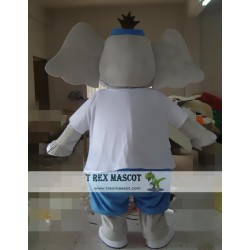 Cartoon Cosplay Long Nose Elephant Mascot Costume