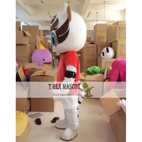 Cartoon Cosplay Animal Tiger Mascot Costume