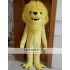 Long Haired Yellow Lion Mascot Costume