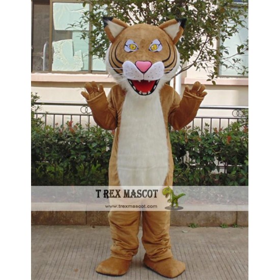 Stuffed Animal Cartoon Tiger Mascot Costume