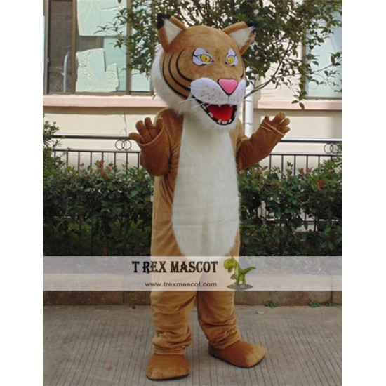 Stuffed Animal Cartoon Tiger Mascot Costume