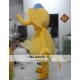 Cartoon Hat Yellow Elephant Mascot Costume