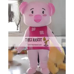 Cartoon Plush Cosplay Pig Mascot Costume