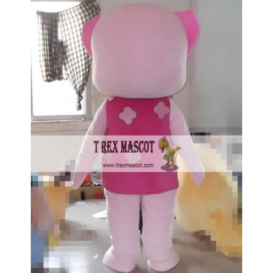 Cartoon Plush Cosplay Pig Mascot Costume