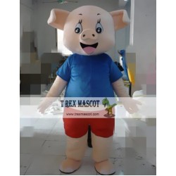 Cartoon Cosplay Little Pig Mascot Costume