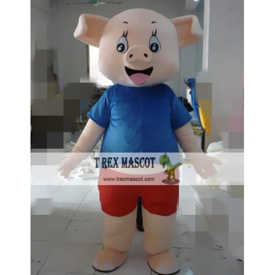 Cartoon Cosplay Little Pig Mascot Costume