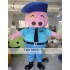 Cartoon Pig Police Mascot Costume