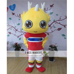 Red Dragon Mascot Costume For Adullt & Kids