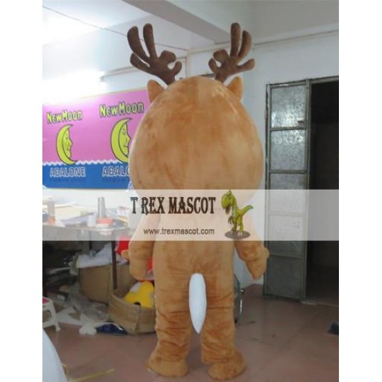 Reindeer Christmas Deer Mascot Costume For Adullt & Kids