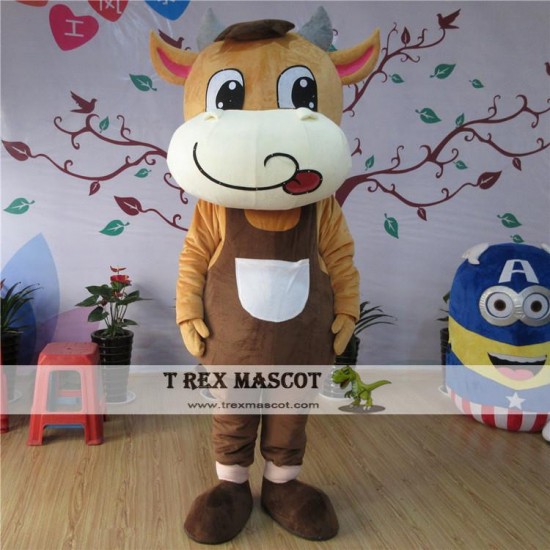 Cattle Mascot Costume For Adullt & Kids