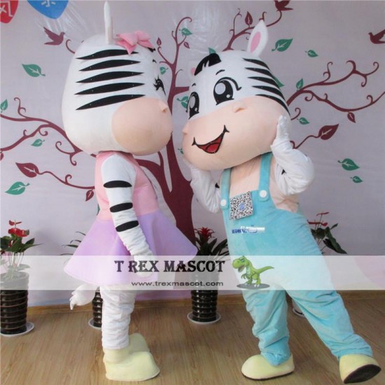 Zebra Mascot Costume For Adullt & Kids