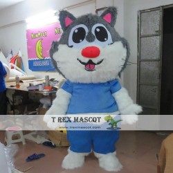 Wolf Mascot Costume For Adullt & Kids