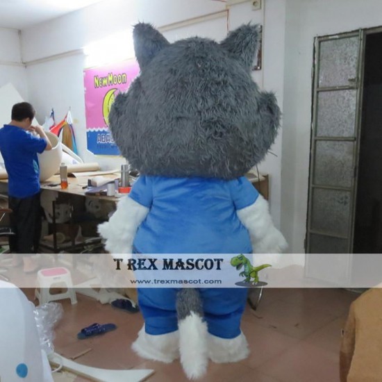 Wolf Mascot Costume For Adullt & Kids