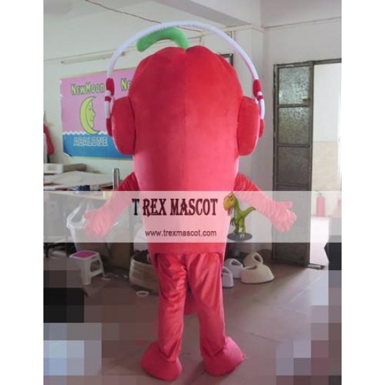 Red Chilli Mascot Costume For Adullt & Kids