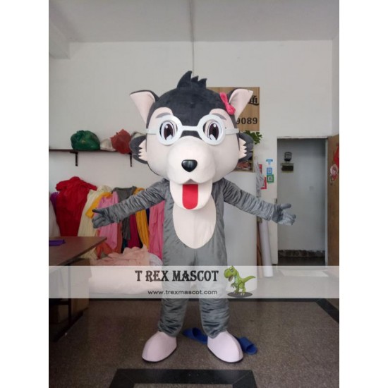 Wolf Mascot Costume For Adullt & Kids