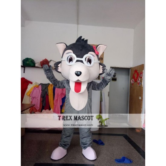 Wolf Mascot Costume For Adullt & Kids