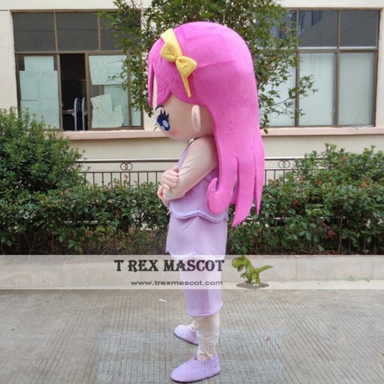 Girl Mascot Costume For Adullt & Kids