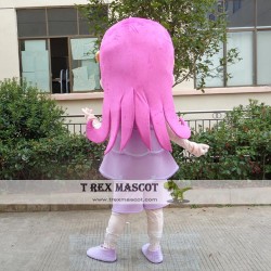 Girl Mascot Costume For Adullt & Kids