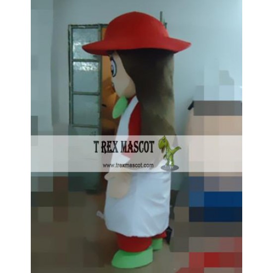 Girl Mascot Costume For Adullt & Kids