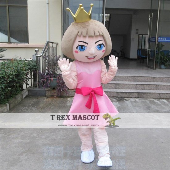 Girl Princess Mascot Costume For Adullt & Kids