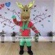 Christmas Deer Mascot Costume For Adullt & Kids